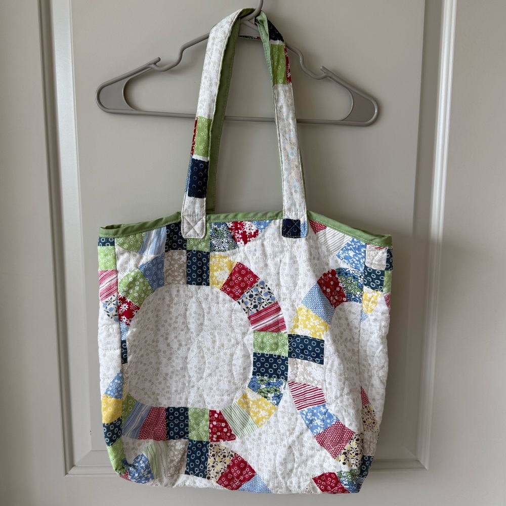 Multicolor Patchwork Tote Bag